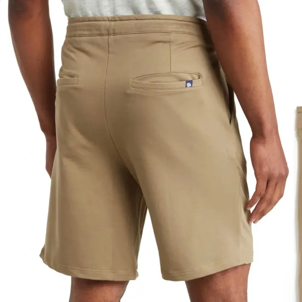 NWT French Terry Fleece Chino Shorts - STONE ROSE - Picture 2 of 6